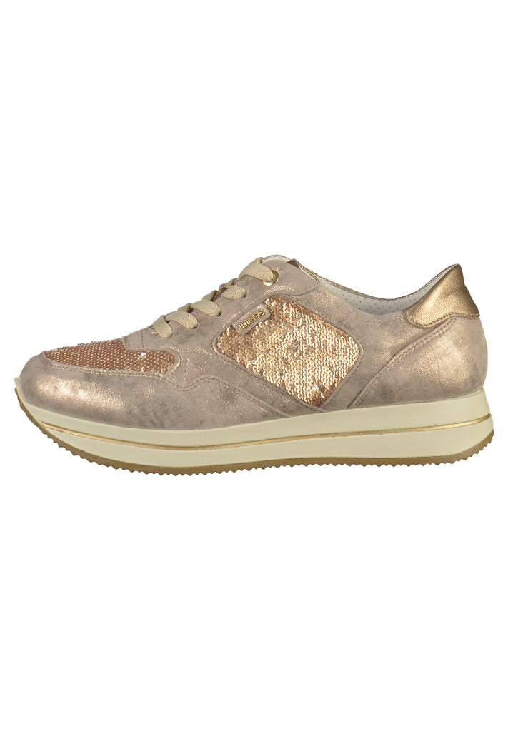 IGI&CO Halbschuhe Leder/Textil Taupe - surf4shoes