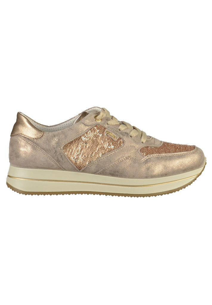 IGI&CO Halbschuhe Leder/Textil Taupe - surf4shoes