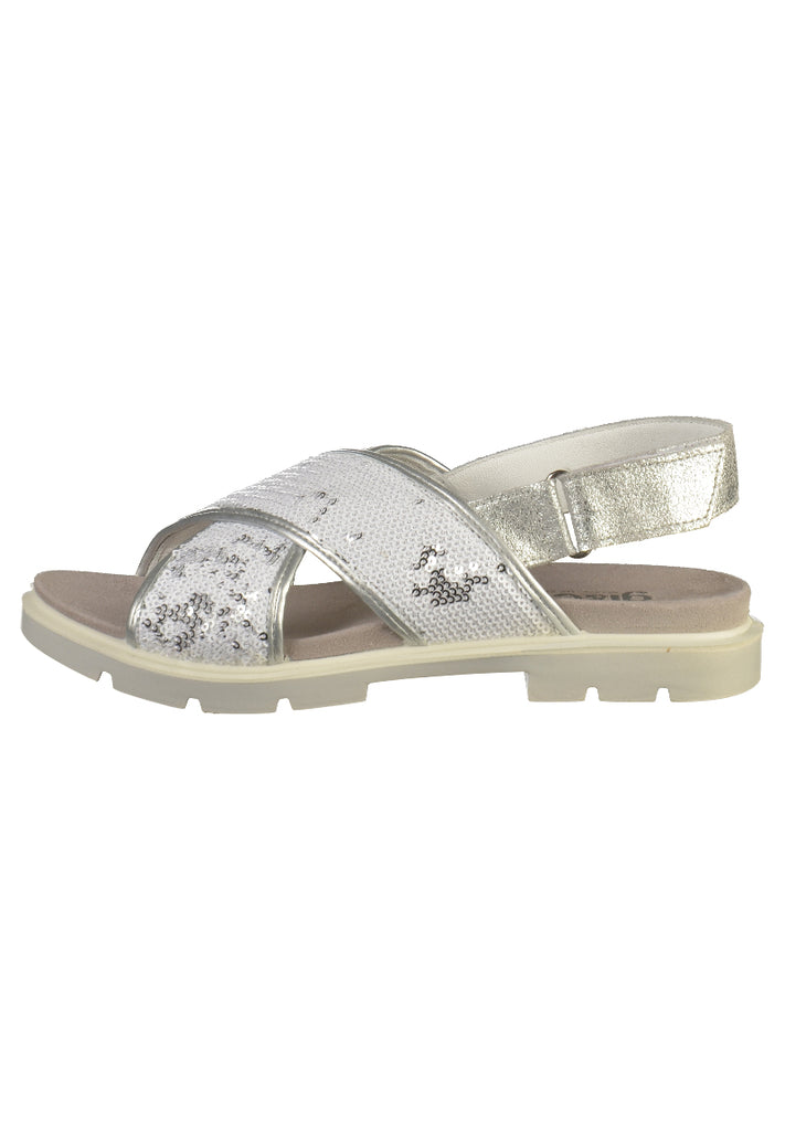 IGI&CO Sandalen Leder/Textil Silber - surf4shoes