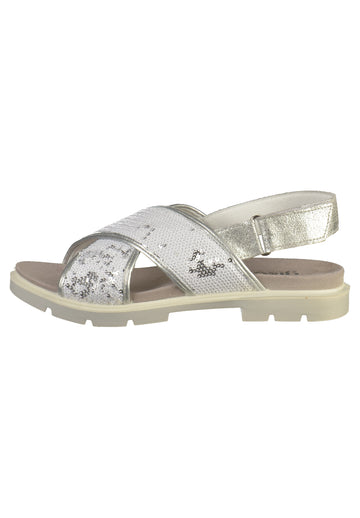 IGI&CO Sandalen Leder/Textil Silber - surf4shoes