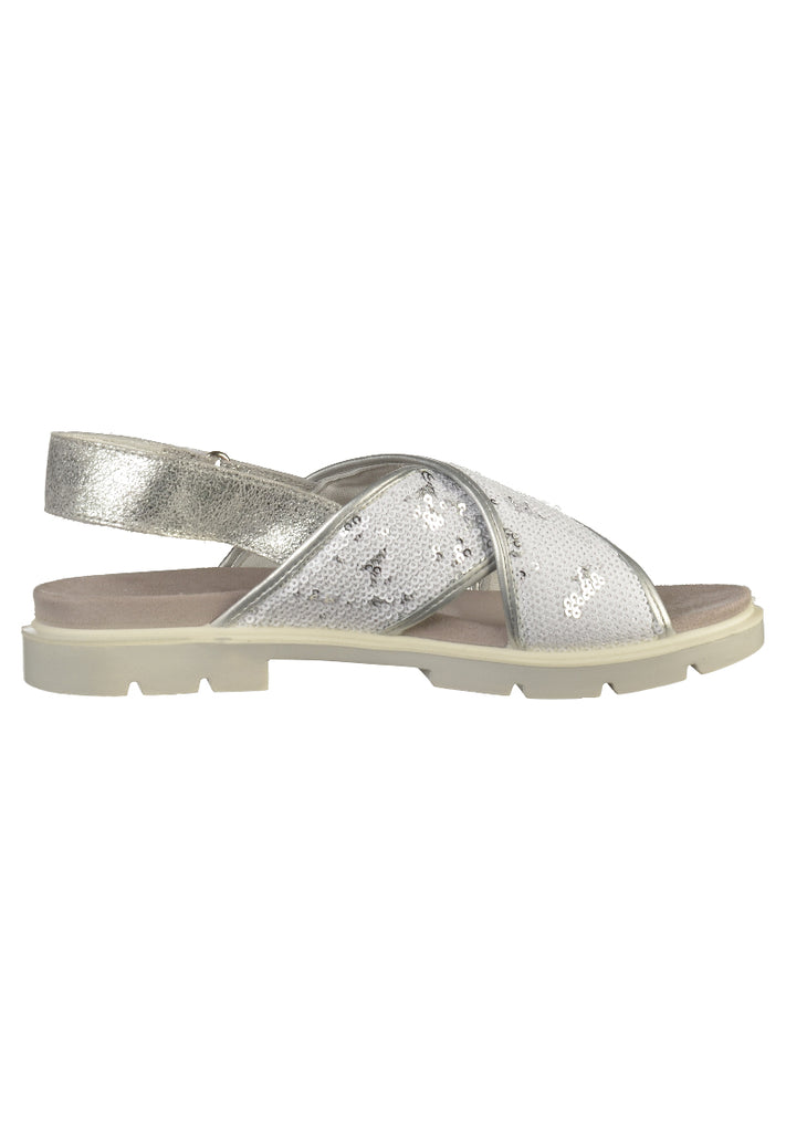 IGI&CO Sandalen Leder/Textil Silber - surf4shoes