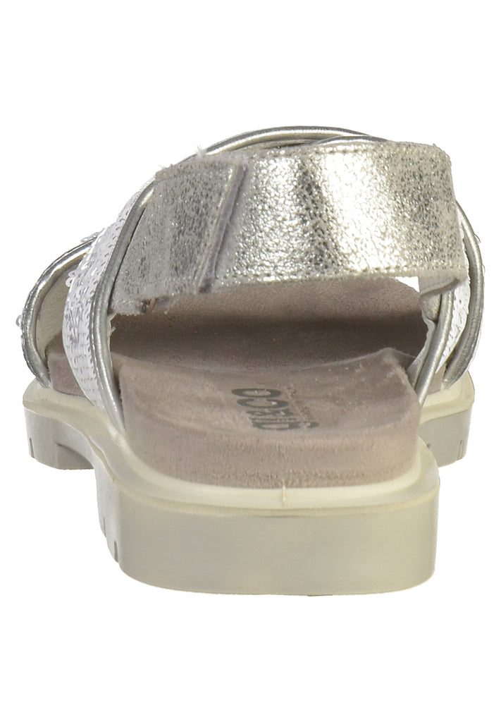 IGI&CO Sandalen Leder/Textil Silber - surf4shoes