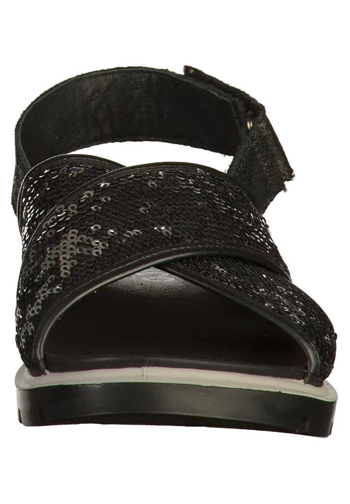 IGI&CO Sandalen Leder/Textil Schwarz - surf4shoes