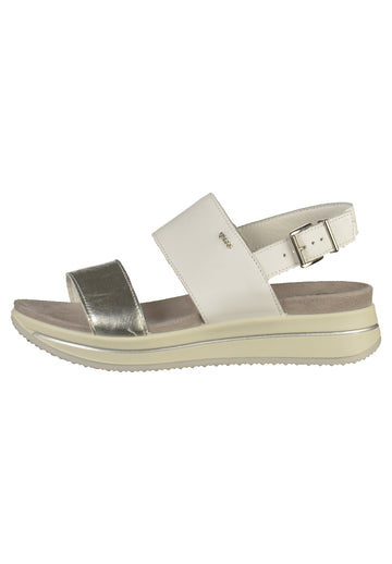 IGI&CO Sandalen Leder Weiß/Silber - surf4shoes