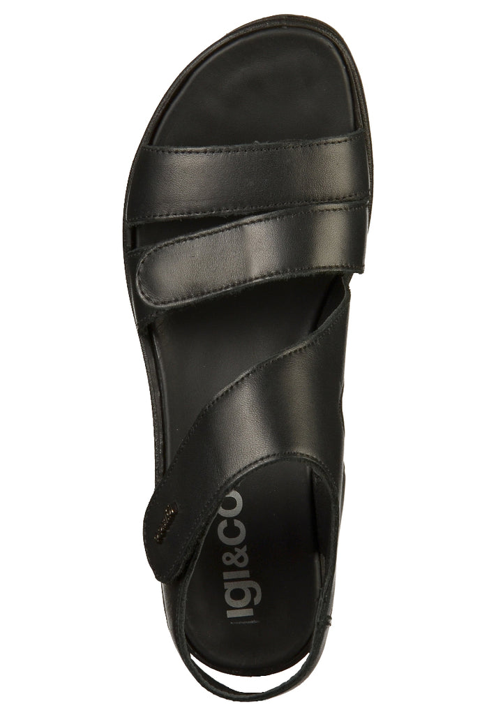 IGI&CO Sandalen Leder Schwarz - surf4shoes