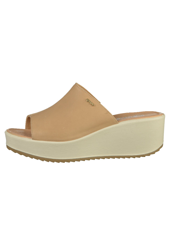 IGI&CO Pantoletten Leder Beige - surf4shoes