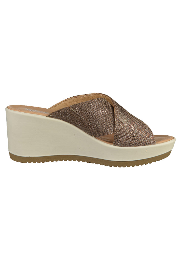 IGI&CO Pantoletten Leder Bronze - surf4shoes