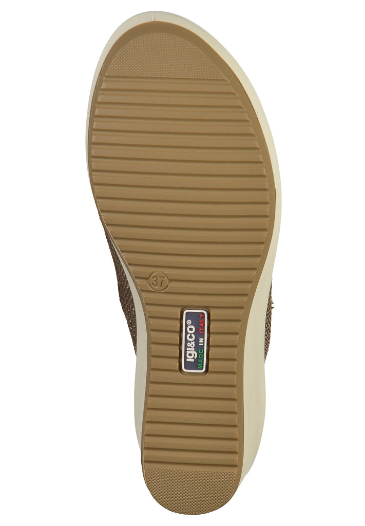 IGI&CO Pantoletten Leder Bronze - surf4shoes