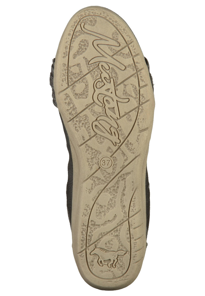 Mustang Ballerinas Lederimitat Dunkelgrau - surf4shoes