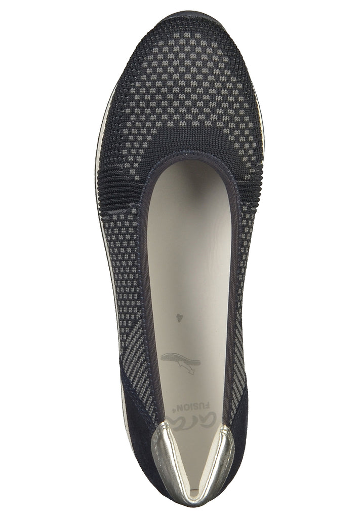 ara Ballerinas Leder Dunkelblau - surf4shoes