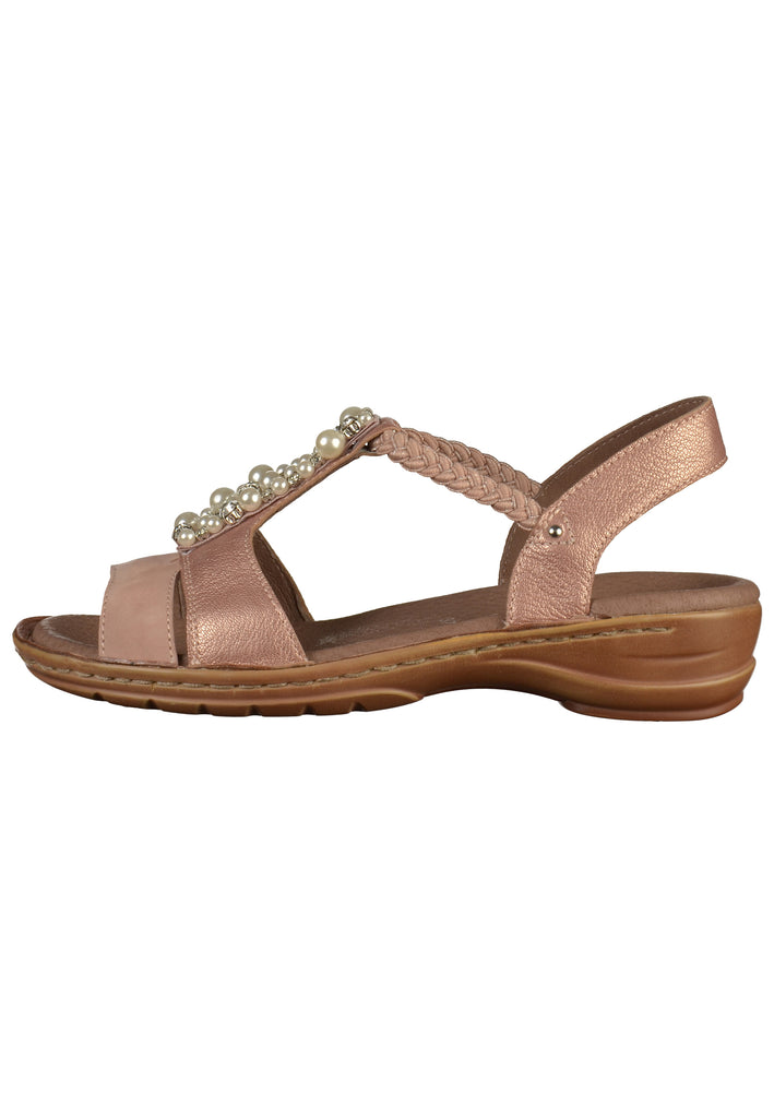 ara Sandalen Glattleder Puder - surf4shoes