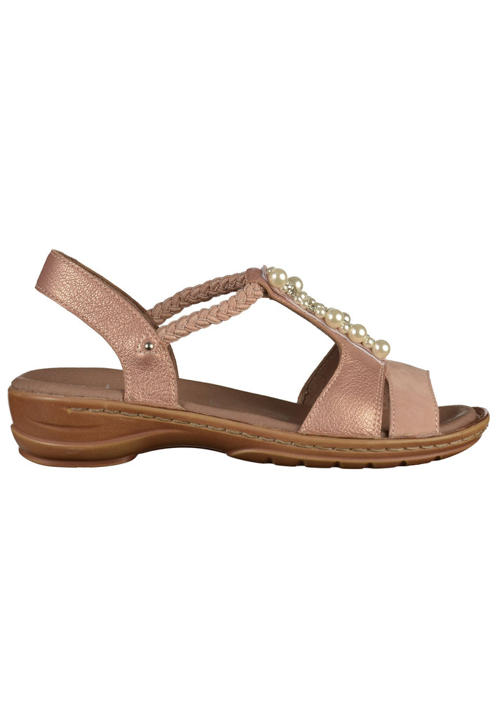 ara Sandalen Glattleder Puder - surf4shoes