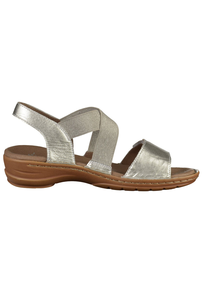 ara Sandalen Glattleder Silber - surf4shoes