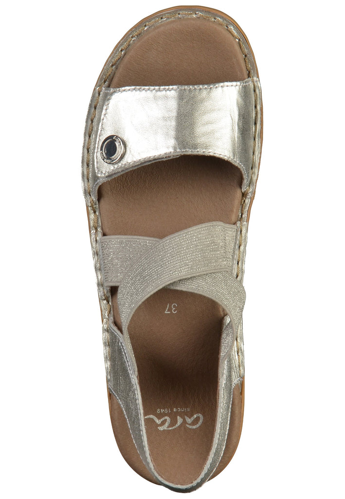 ara Sandalen Glattleder Silber - surf4shoes