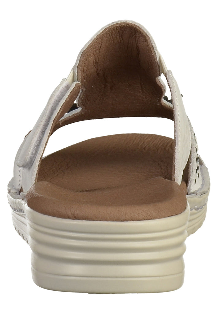 ara Pantoletten Leder Weiß - surf4shoes