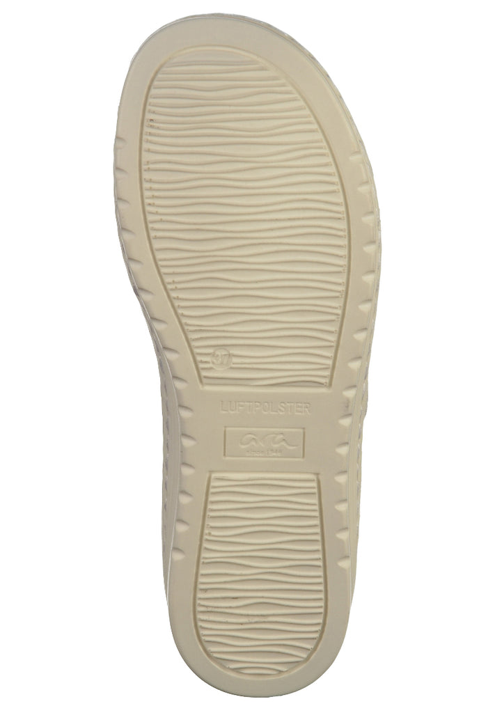 ara Pantoletten Leder Weiß - surf4shoes