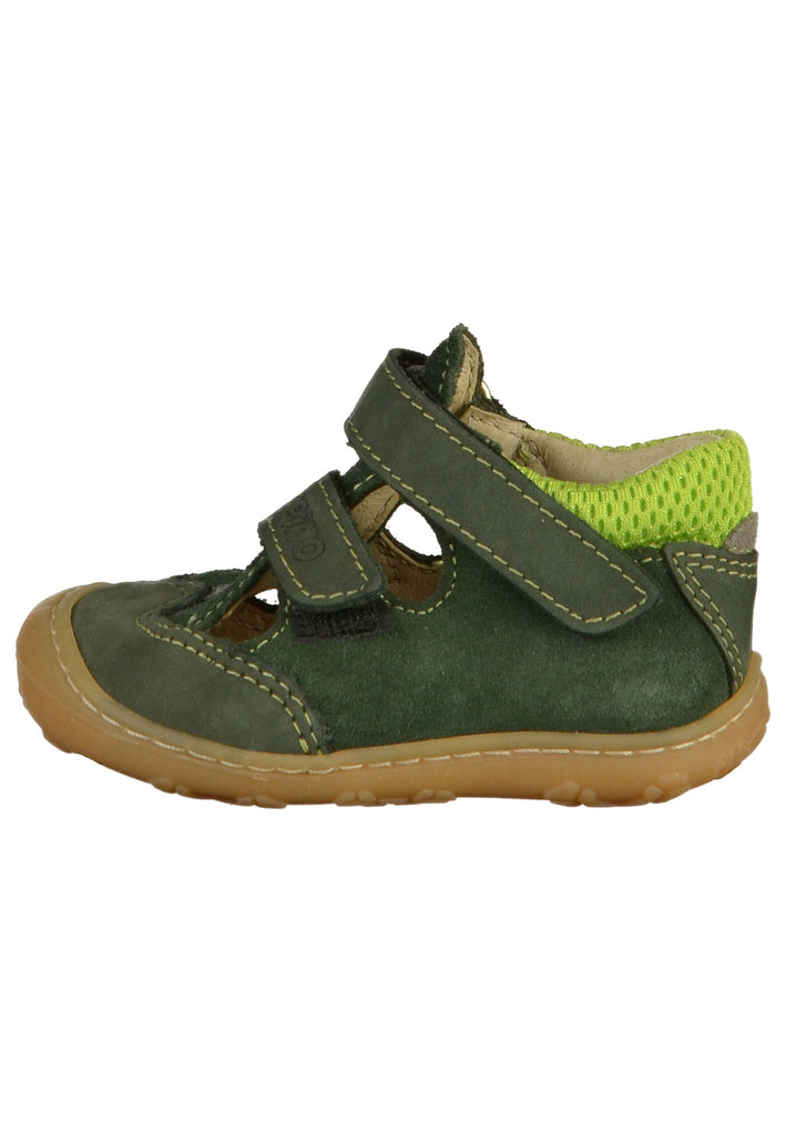 Pepino Halbschuhe Leder Oliv - surf4shoes