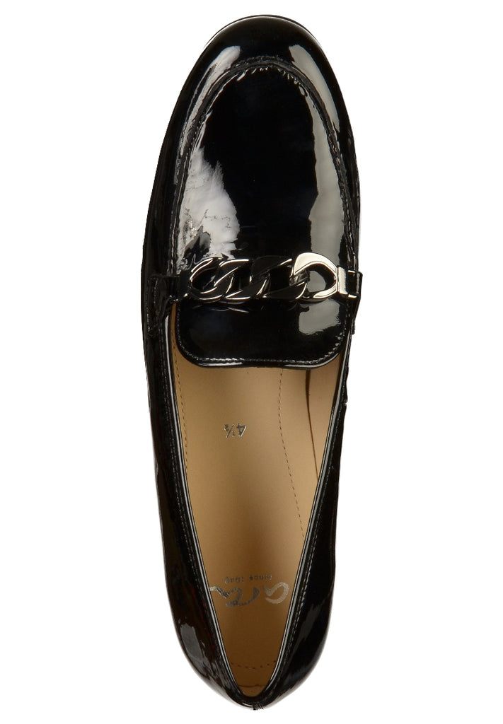 ara Slipper Leder Schwarz - surf4shoes