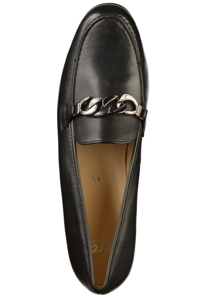 ara Slipper Leder Schwarz - surf4shoes