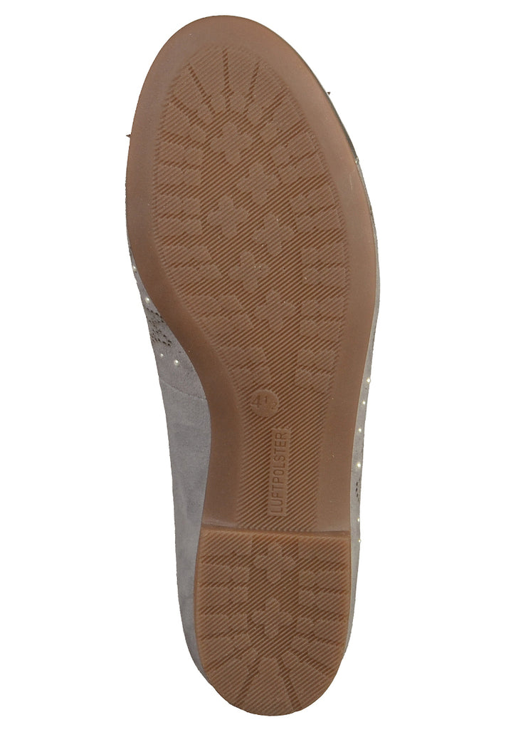 ara Ballerinas Leder Grau - surf4shoes