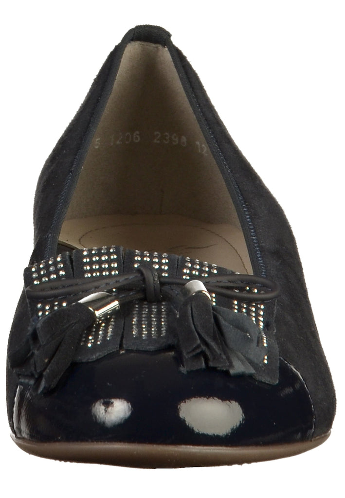 ara Ballerinas Veloursleder Blau - surf4shoes