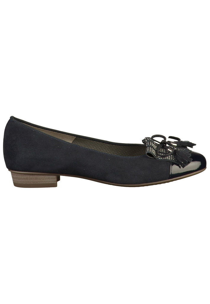 ara Ballerinas Veloursleder Blau - surf4shoes
