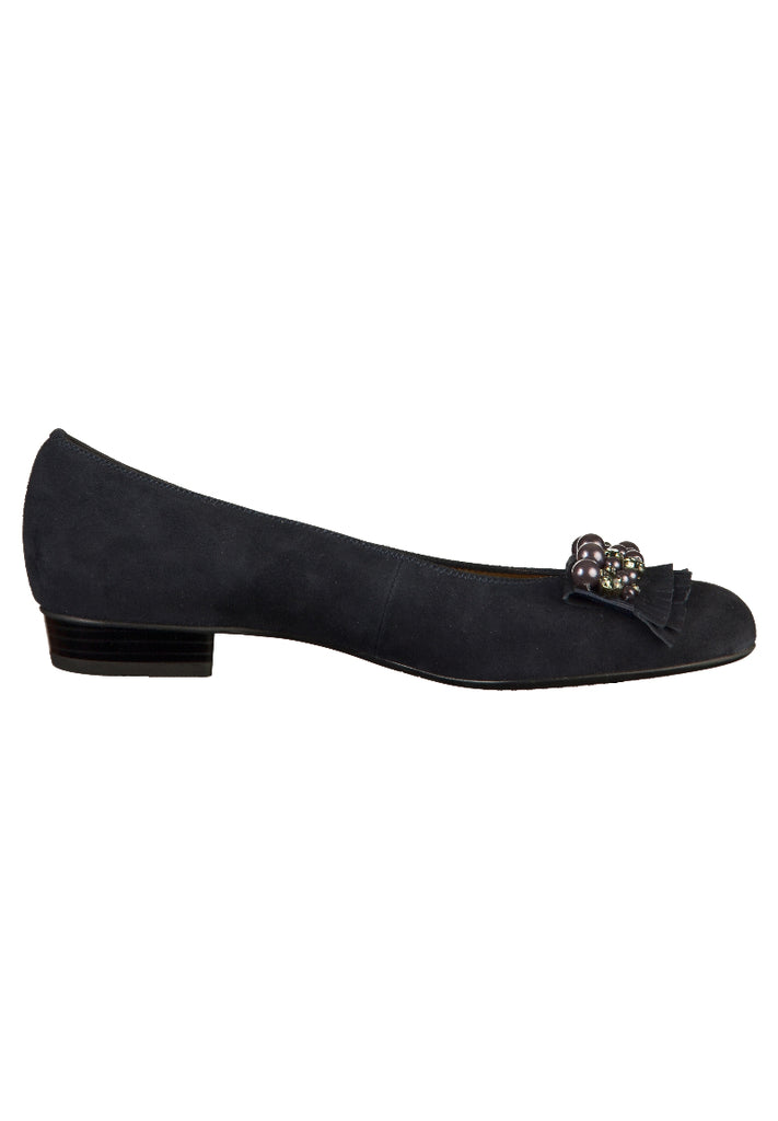 ara Ballerinas Leder Dunkelblau - surf4shoes