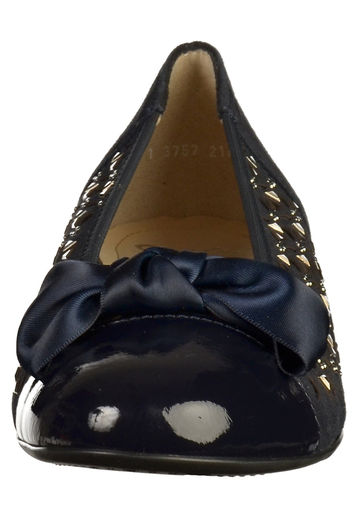 ara Ballerinas Leder Blau - surf4shoes