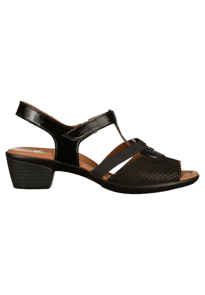 ara Sandalen Glattleder Schwarz - surf4shoes