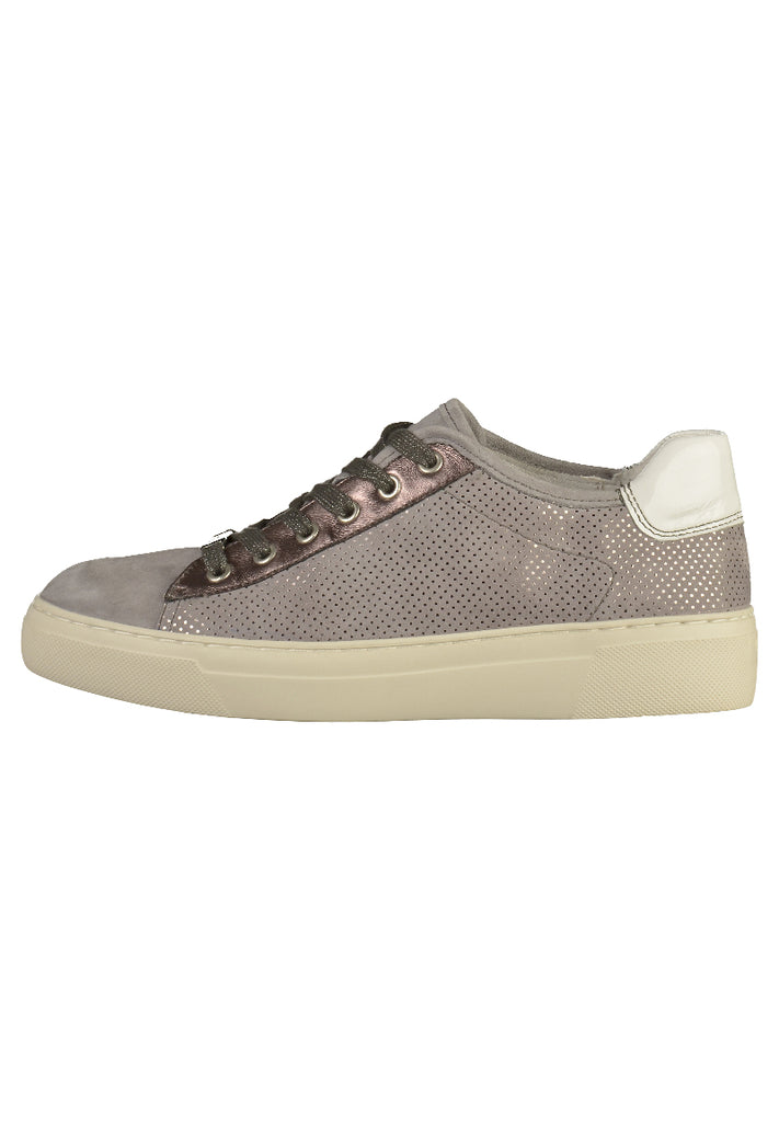 ara Sneaker Leder Grau/Weiß - surf4shoes