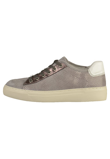 ara Sneaker Leder Grau/Weiß - surf4shoes