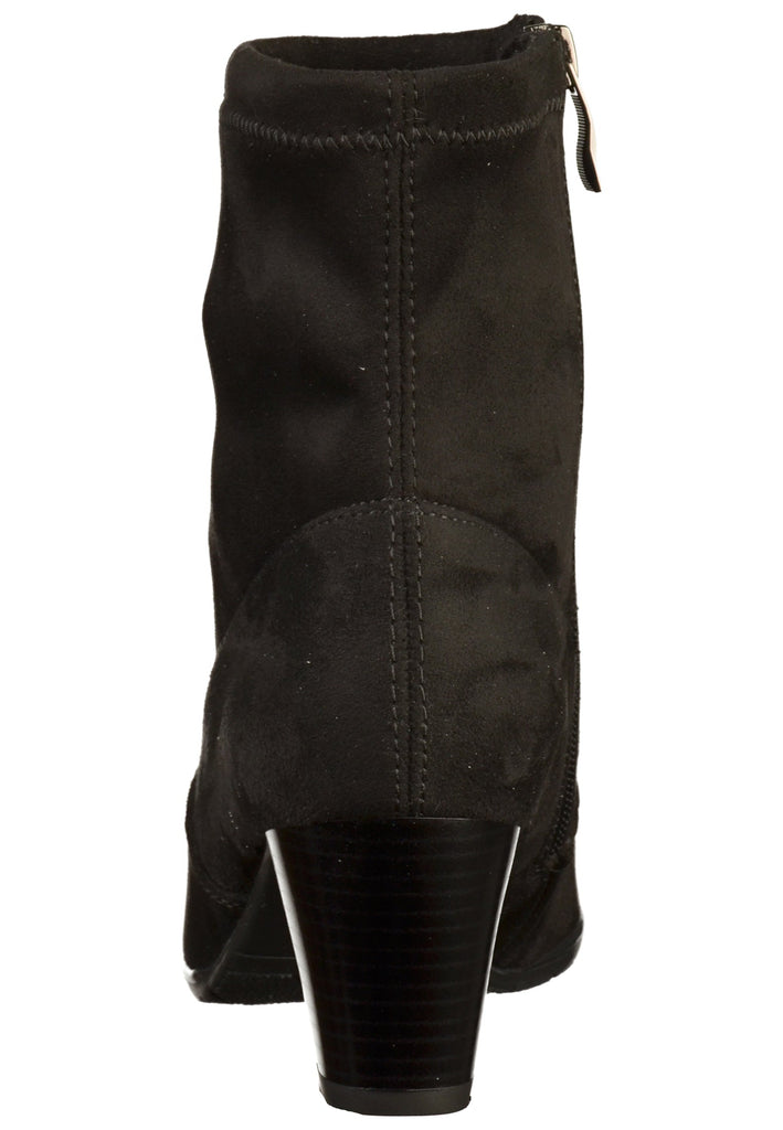 ara Stiefelette Lederimitat Schwarz - surf4shoes