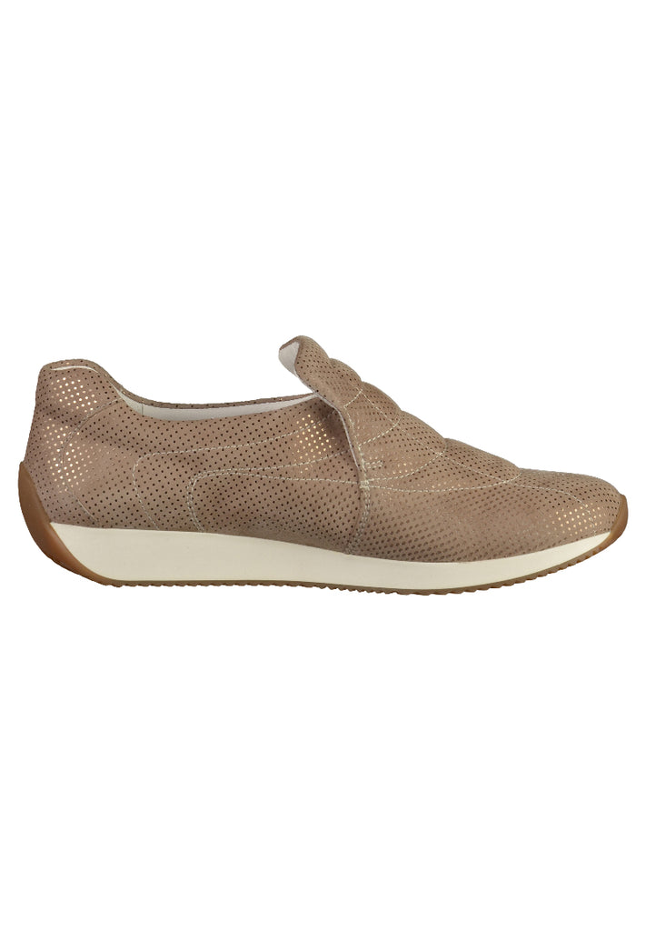 ara Slipper Leder Taupe - surf4shoes