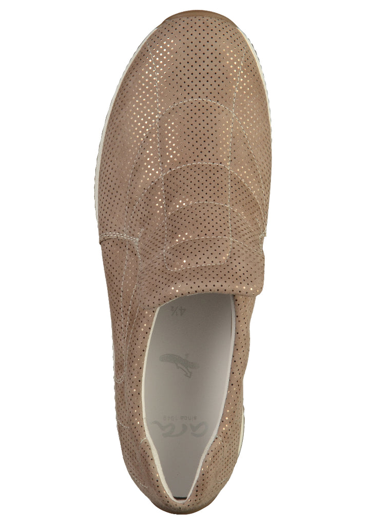 ara Slipper Leder Taupe - surf4shoes