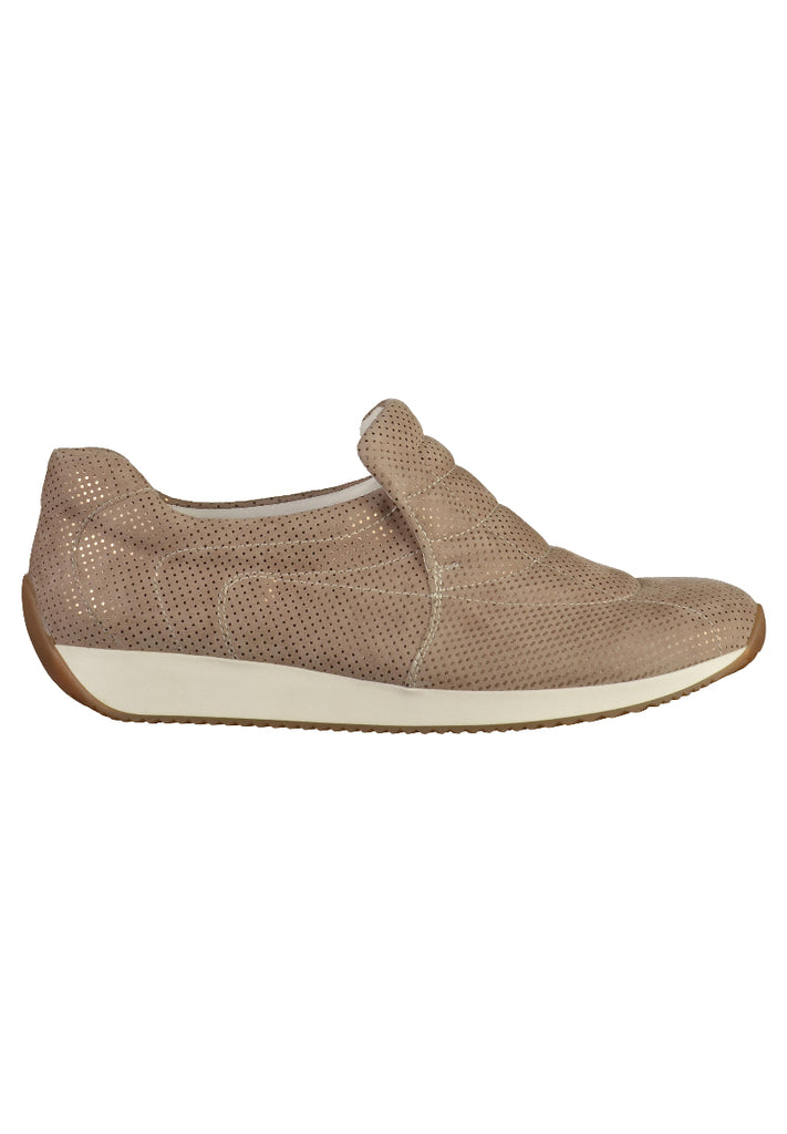 ara Slipper Leder Taupe - surf4shoes