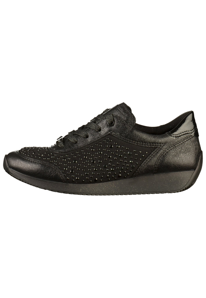 ara Sneaker Leder/Textil Schwarz - surf4shoes