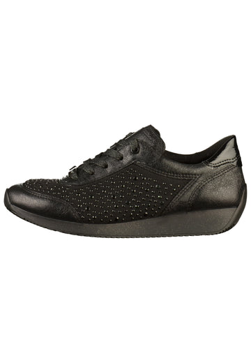 ara Sneaker Leder/Textil Schwarz - surf4shoes