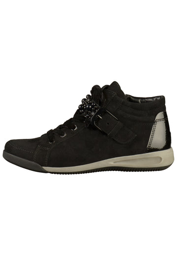 ara Sneaker Leder Schwarz - surf4shoes