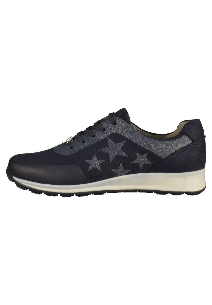 ara Sneaker Lederimitat Blau - surf4shoes