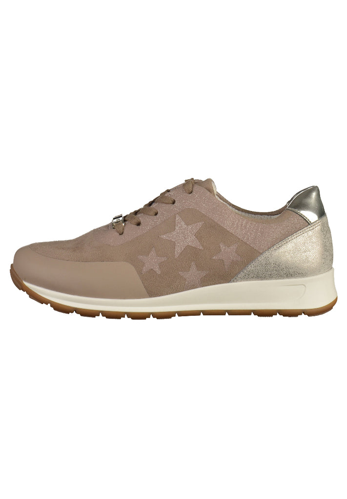ara Sneaker Lederimitat Taupe - surf4shoes