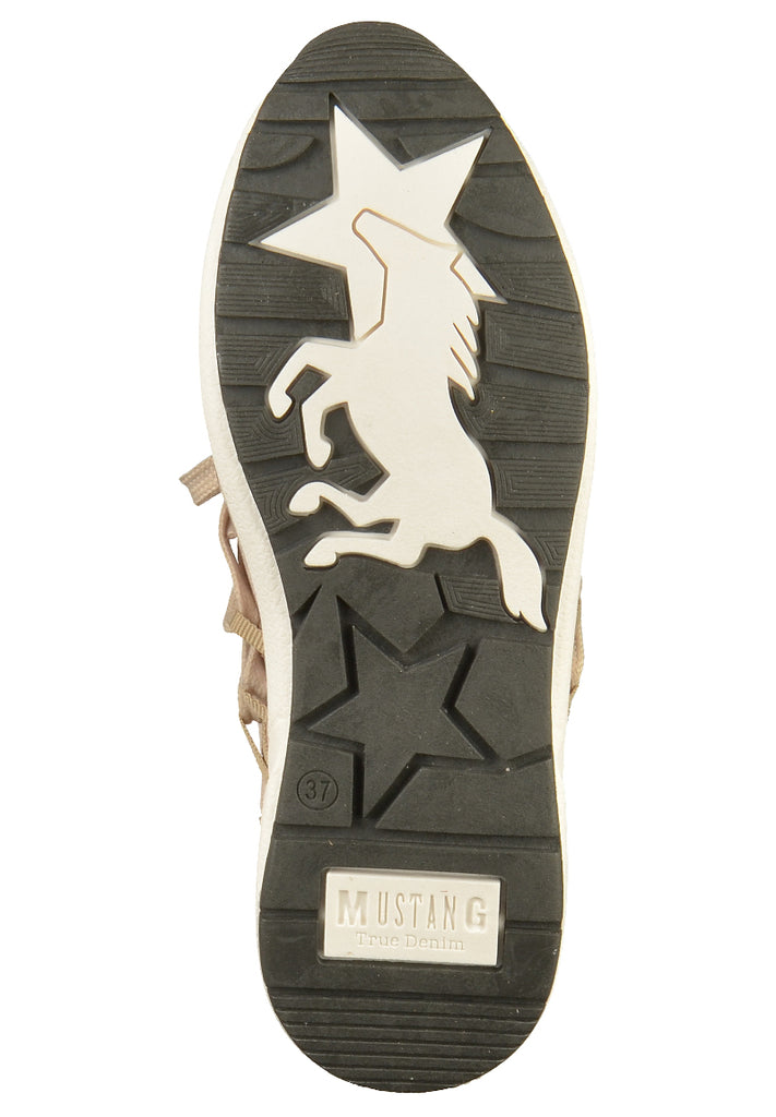 Mustang Sneaker Textil Beige - surf4shoes