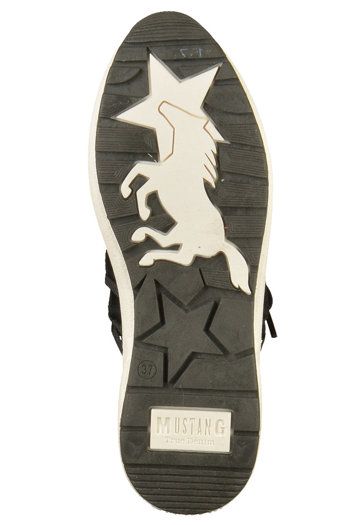 Mustang Sneaker Textil Schwarz - surf4shoes