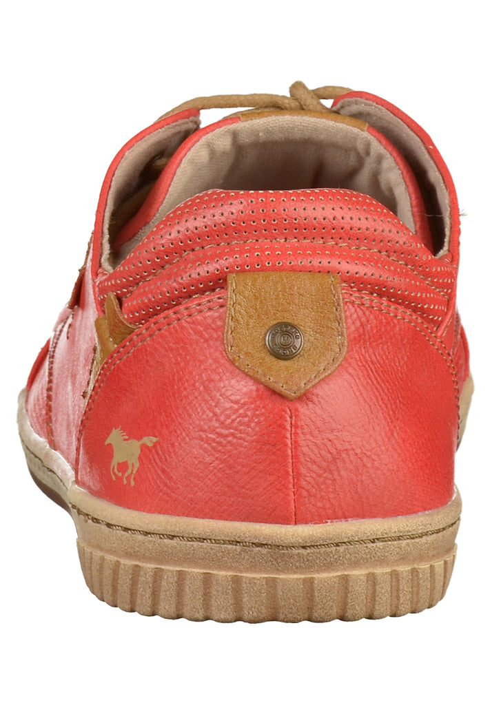 Mustang Sneaker Lederimitat Rot - surf4shoes