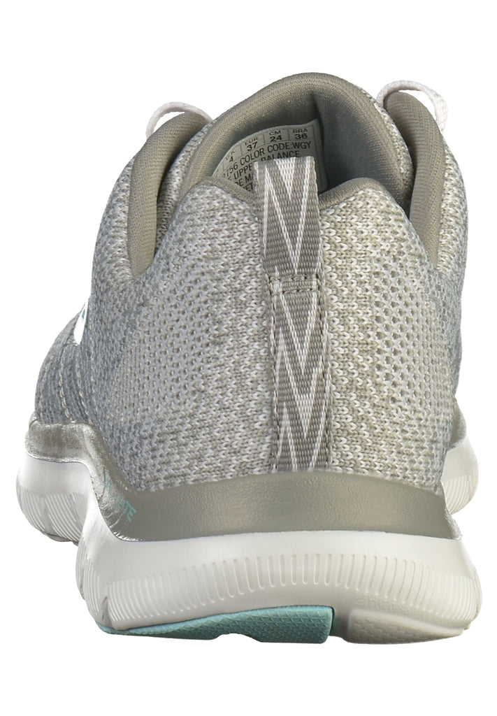 Skechers Sneaker Textil Hellgrau - surf4shoes