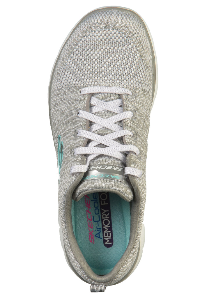 Skechers Sneaker Textil Hellgrau - surf4shoes