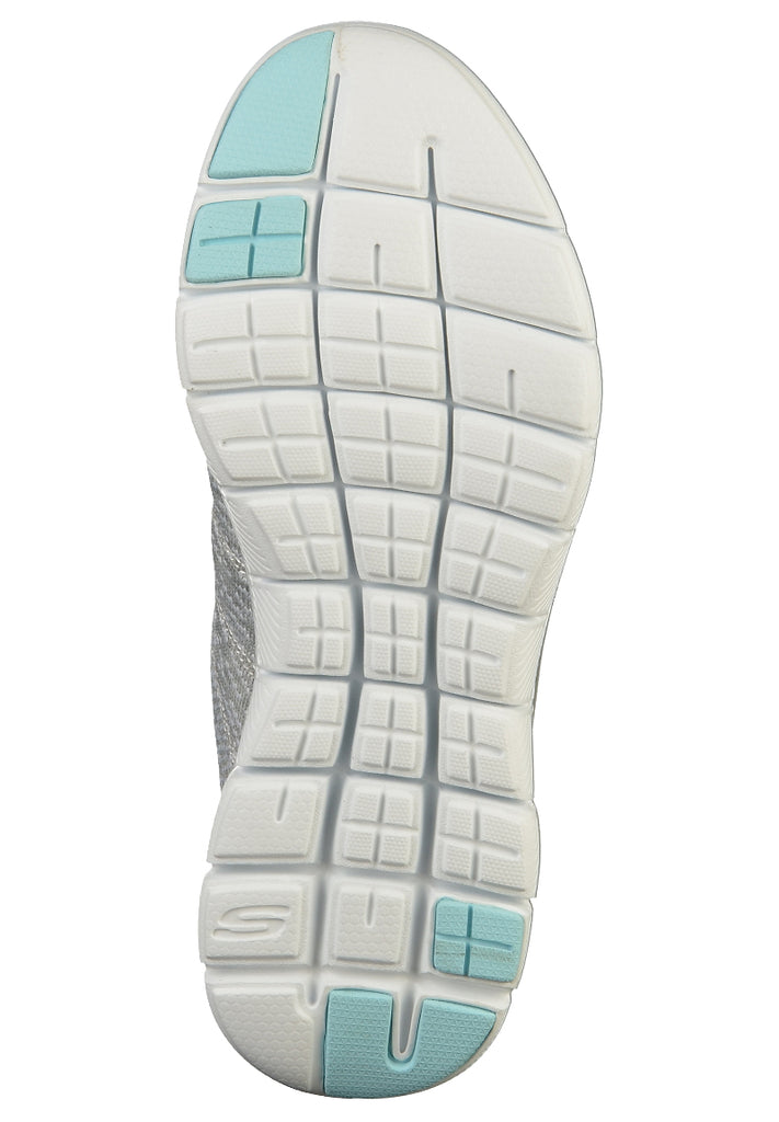 Skechers Sneaker Textil Hellgrau - surf4shoes