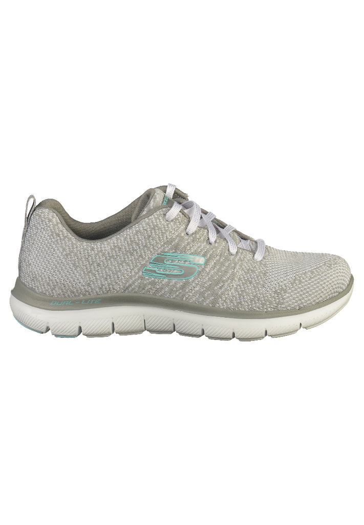 Skechers Sneaker Textil Hellgrau - surf4shoes