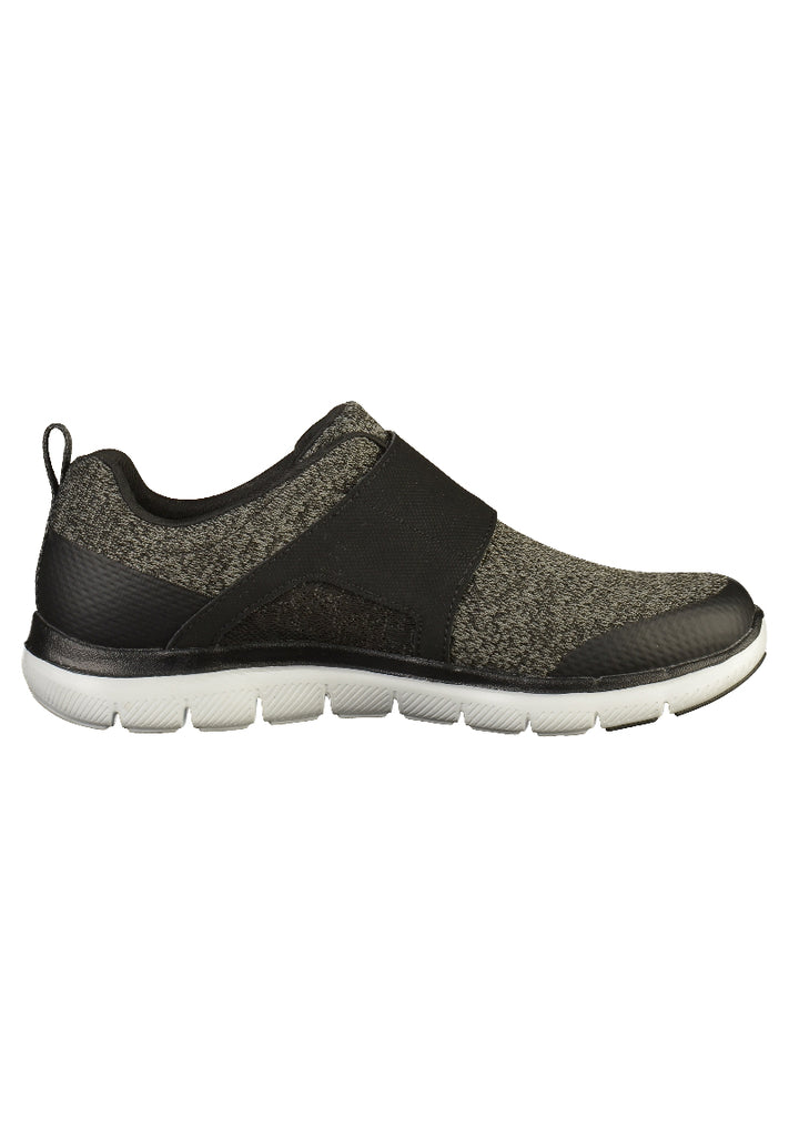 Skechers Sneaker Lederimitat/Textil Schwarz - surf4shoes