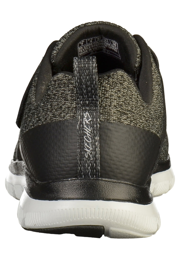 Skechers Sneaker Lederimitat/Textil Schwarz - surf4shoes