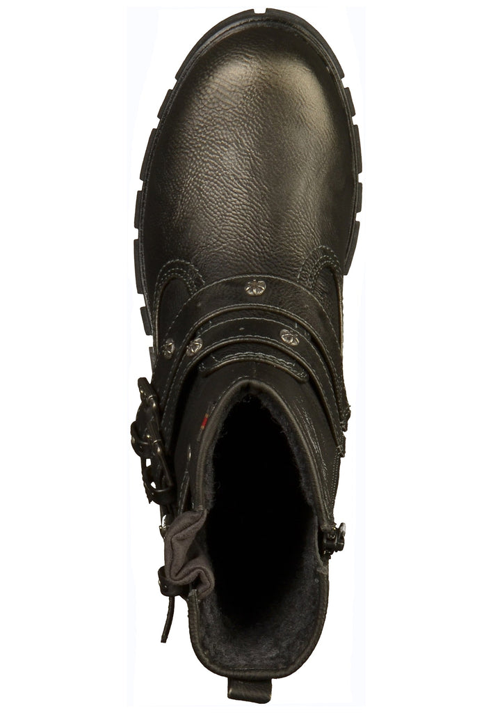 Mustang Stiefelette Lederimitat Graphit - surf4shoes